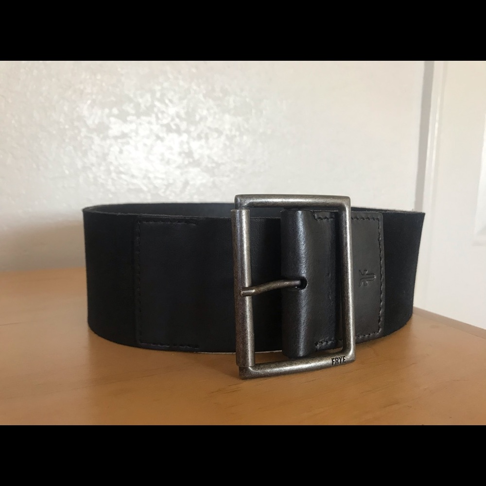 New Frye leather/suede belt